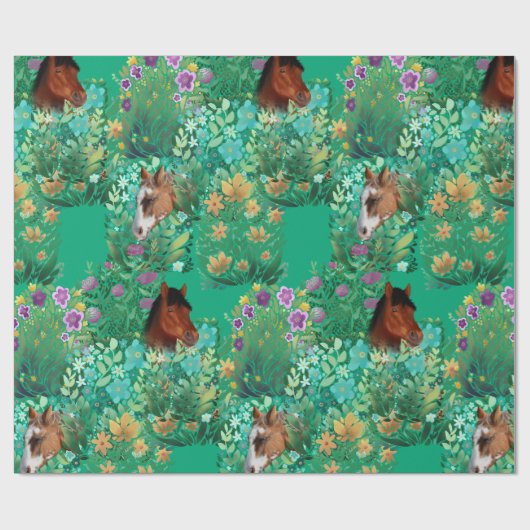 Horsing Around Cadeaupapier (Vlak)