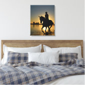 Horsing Around Canvas Afdruk (Insitu (Slaapkamer))