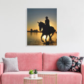 Horsing Around Canvas Afdruk (Insitu (Woonkamer))