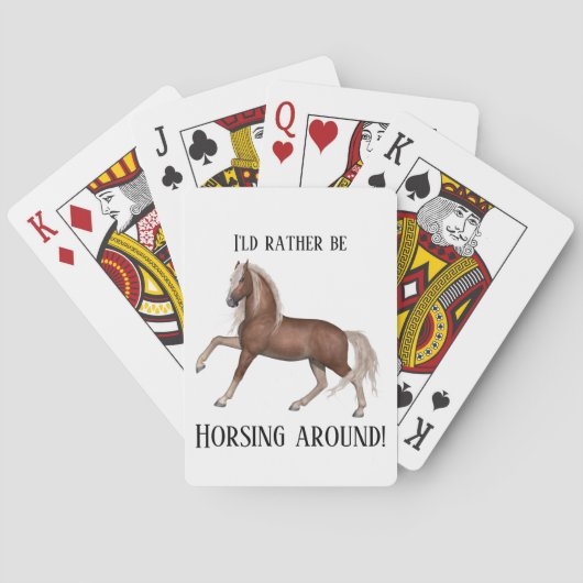 Horsing Around Pokerkaarten (Achterkant)