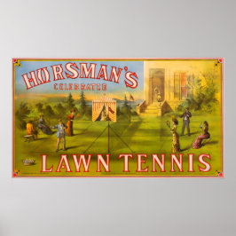 Horsman's Lawn Tennis Poster