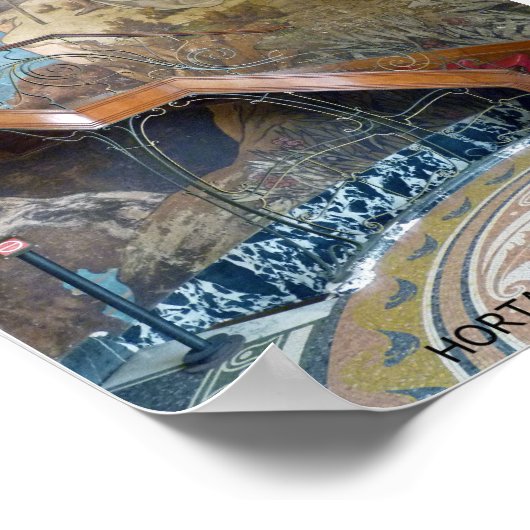 Horta House Brussel Poster (Hoek)