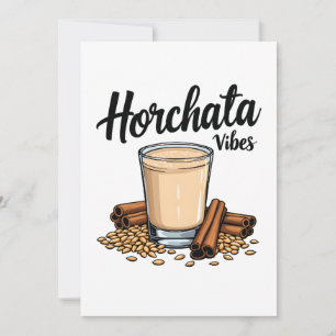 Hortacha vibes Spaans Mexicaanse Drink liefhebbers Kaart