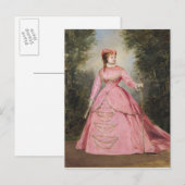 Hortense Schneider 1868 Briefkaart (Voorkant / Achterkant)