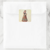 Hortense Schneider Vierkante Sticker (Tas)