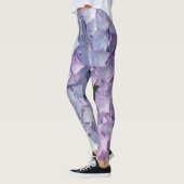 Hortensia bleu-clair et rose Legging (Gauche)