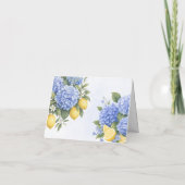Hortensia Bleu Quelque Chose De Bleu Merci (Dos)
