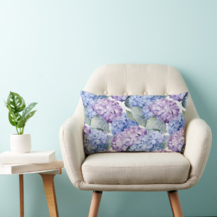 Hortensia Bloem Katoen Kussen