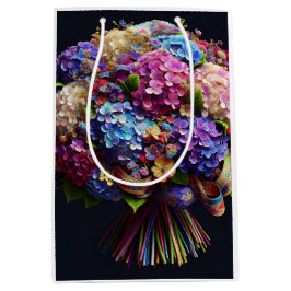 Hortensia boeket, door Natasha Us Medium Cadeauzakje