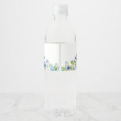 Hortensia Bruidsfeest Favorieten Waterfles Etiket (Achterkant)