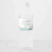 Hortensia Bruidsfeest Favorieten Waterfles Etiket (Voorkant)