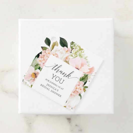 Hortensia Bruiloft Uitnodiging Bedankbriefje Bedankjes Labels (In situ)