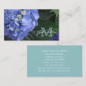 Hortensia : Cartes de visite de monogramme (Devant / Derrière)
