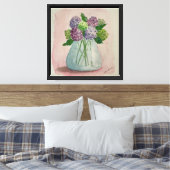 Hortensia dans une impression feutrée d'aquarelle (Insitu(Chambre))