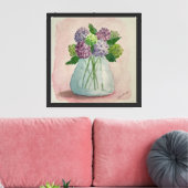 Hortensia dans une impression feutrée d'aquarelle (Insitu(Salon))