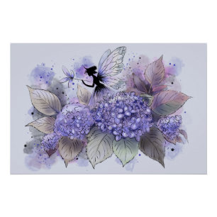Hortensia Fee Perfect Poster