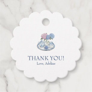 Hortensia Thee Feestje Bedankjes Labels