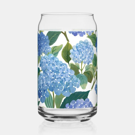 Hortensias bleus | Beau buisson floral (Recto)