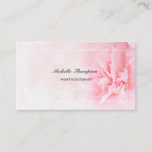 Horticulteur Carte de visite de code QR (Devant)