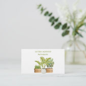 Horticulturistische groene Planten Visitekaartje (Staand voorkant)