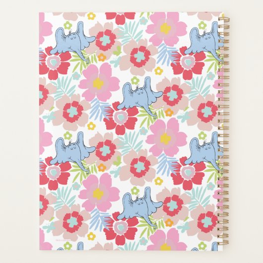 Horton Entend Un Qui | Motif à fleurs Pastel (Dos)