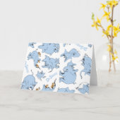 Horton Hears A Who Monkey Patroon Kaart (Gele Bloem)