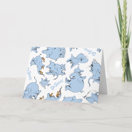 Horton Hears A Who Monkey Patroon Kaart (Voorkant)