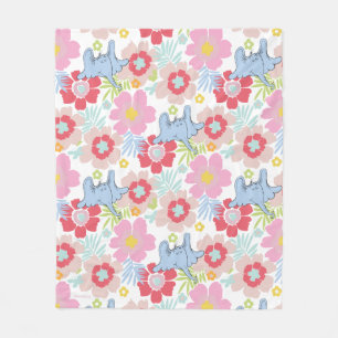 Horton Hears A Who   Pastel Bloem Patroon Fleece Deken