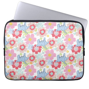 Horton Hears A Who   Pastel Bloem Patroon Laptop Sleeve