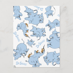 Horton Hoort Een Wie Aap Patroon Briefkaart