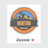 Horton, Kansas Sticker (Vel)