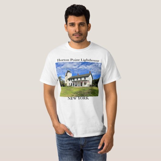 Horton Point Lighthouse, New York T-shirt (Voorkant volledig)