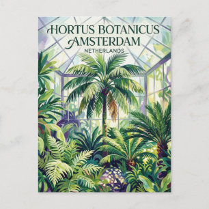 Hortus Botanicus Amsterdam Nederland Briefkaart