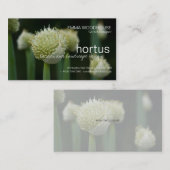 Hortus - Carte de visite allium (Devant / Derrière)