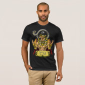 Horus Egyptian God Ra Pyramids Ancient Mythology T-shirt (Voorkant volledig)