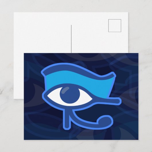 Horus Eye-Briefkaart Briefkaart (Voorkant / Achterkant)