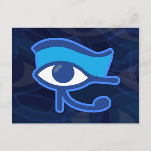 Horus Eye-Briefkaart Briefkaart