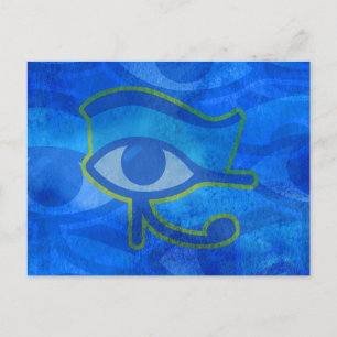 Horus Eye-Briefkaart Briefkaart