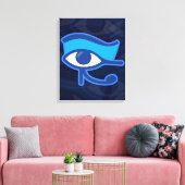 Horus Eye Canvas Afdruk (Insitu (Woonkamer))