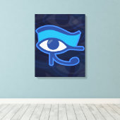 Horus Eye Canvas Afdruk (Insitu (Houten vloer))