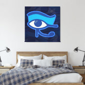 Horus Eye Canvas Afdruk (Insitu (Slaapkamer))