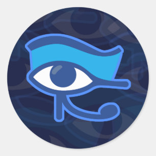 Horus Eye Ronde Sticker