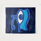 Horus Eye Wandkleed (Voorkant (horizontaal))