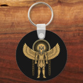 Horus met Zonneschijf Sleutelhanger (Achterkant)
