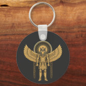 Horus met Zonneschijf Sleutelhanger (Voorkant)