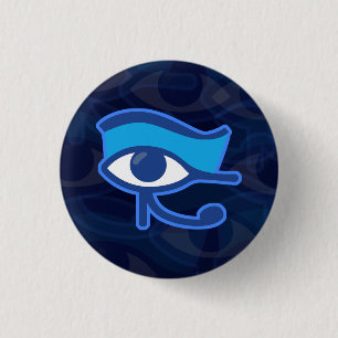 Horus Oog Knop Ronde Button 3,2 Cm