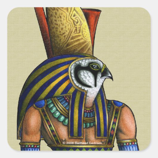 Horus Square Sticker (Voorkant)