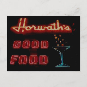 Horwaths, Elmwood Pk. I L. Neon Post Card Briefkaart
