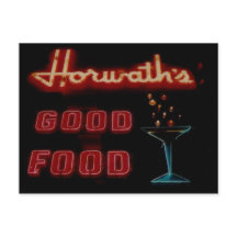 Horwaths, Elmwood Pk. I L. Neon Post Card