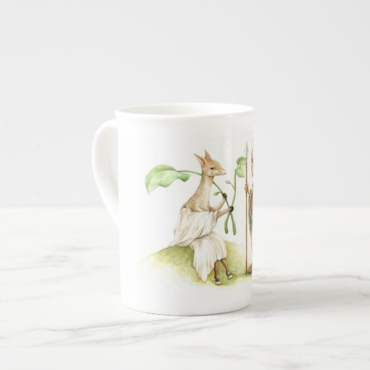 Hos & Ertae Franks Casket Bone China Mok (Voorkant links)